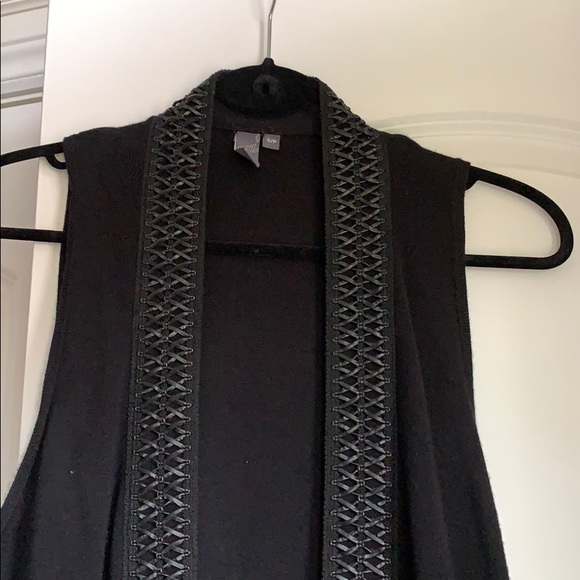 Long sleeveless cardigan - Picture 3 of 4